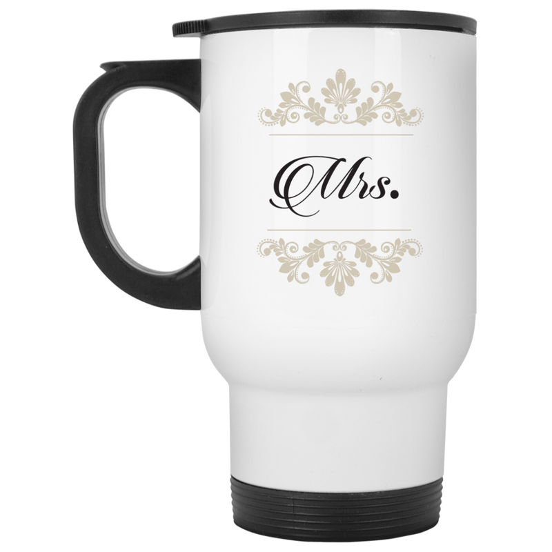 Wedding, engagement or anniversary mug - Mrs.