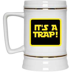11 oz. sci-fi coffee mug - It's a trap!