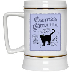 11 oz. coffee mug with black cat - Espresso Catronum.