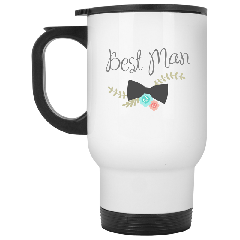 11 oz. coffee mug with wedding design - Best Man.