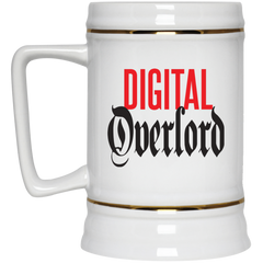 11 oz. funny coffee mug - Digital overlord.